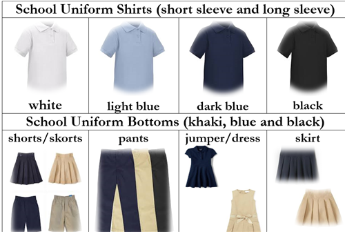Pic of uniforms
